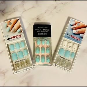 Dashing Diva and Kiss imPress Press-on Nails